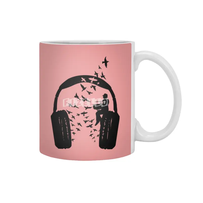 Headphone Snare drum Beyaz Kupa
