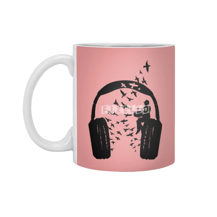 Headphone Snare drum Beyaz Kupa