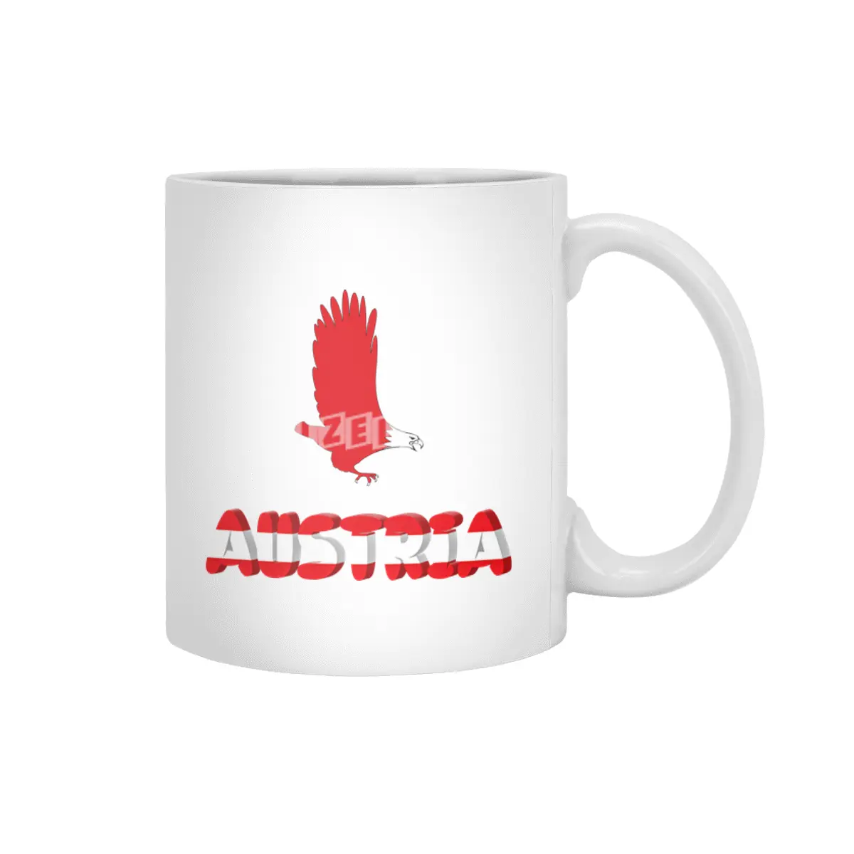 Austria Holiday Eagle Alps Mountains Gift Beyaz Kupa