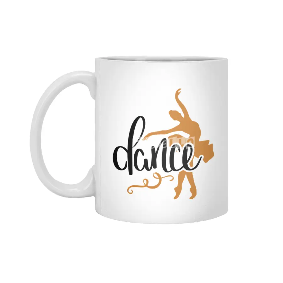 Ballet Dance Dancer Dancer Ballerina Gift Beyaz Kupa