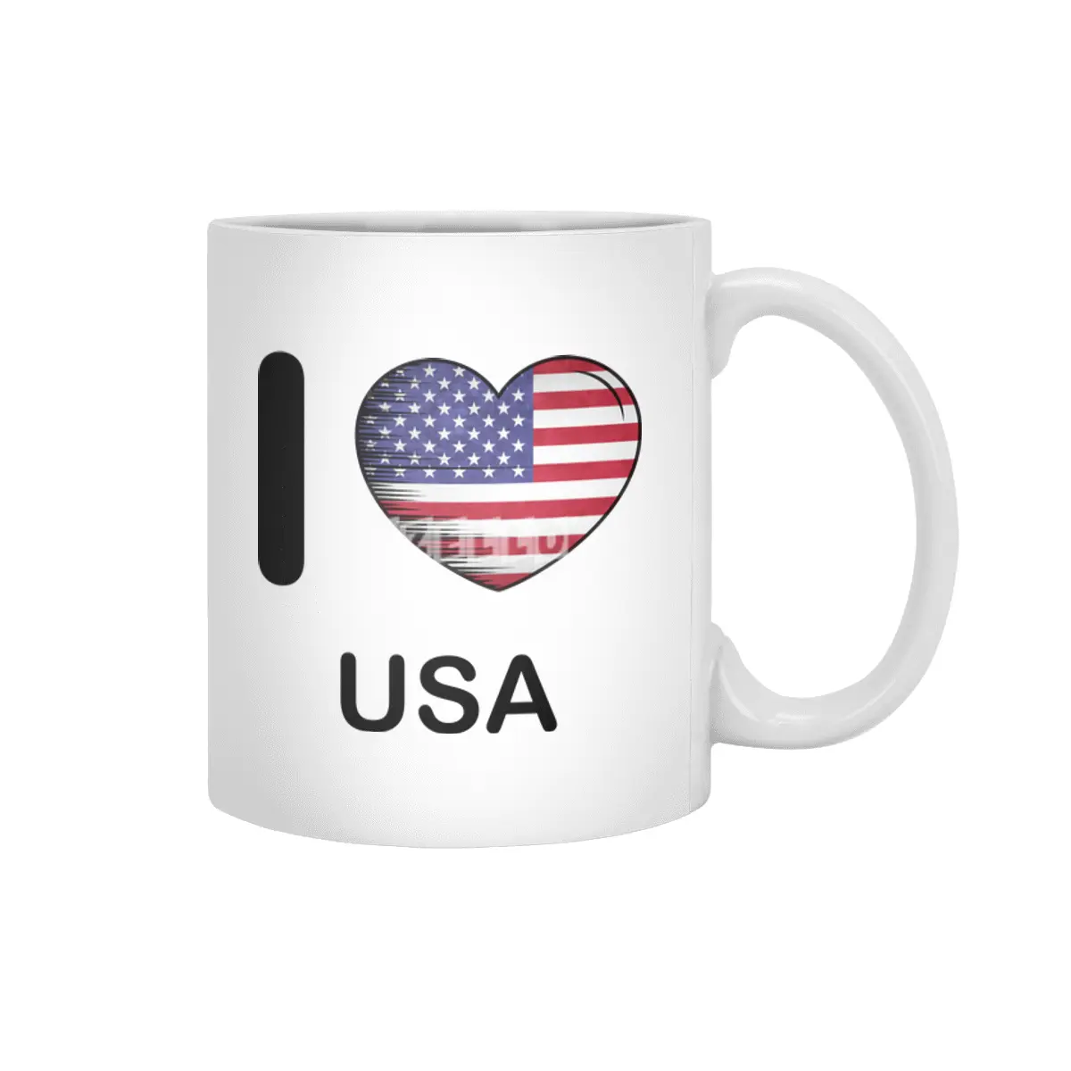 I Love America USA, My Home, My Country Beyaz Kupa