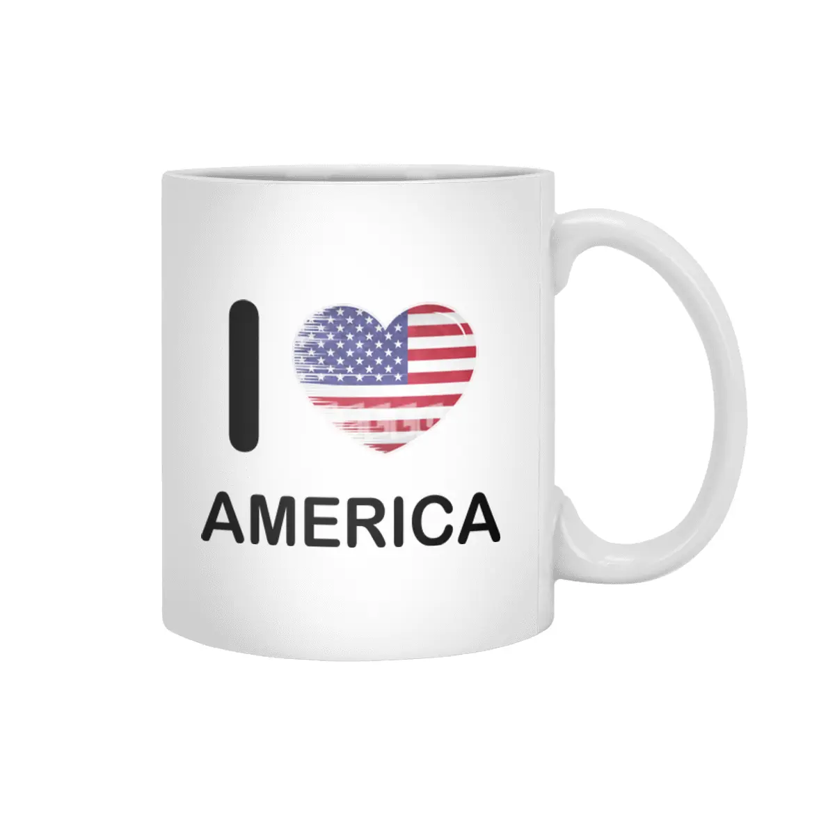 I Love America USA, My Home, My Country Beyaz Kupa
