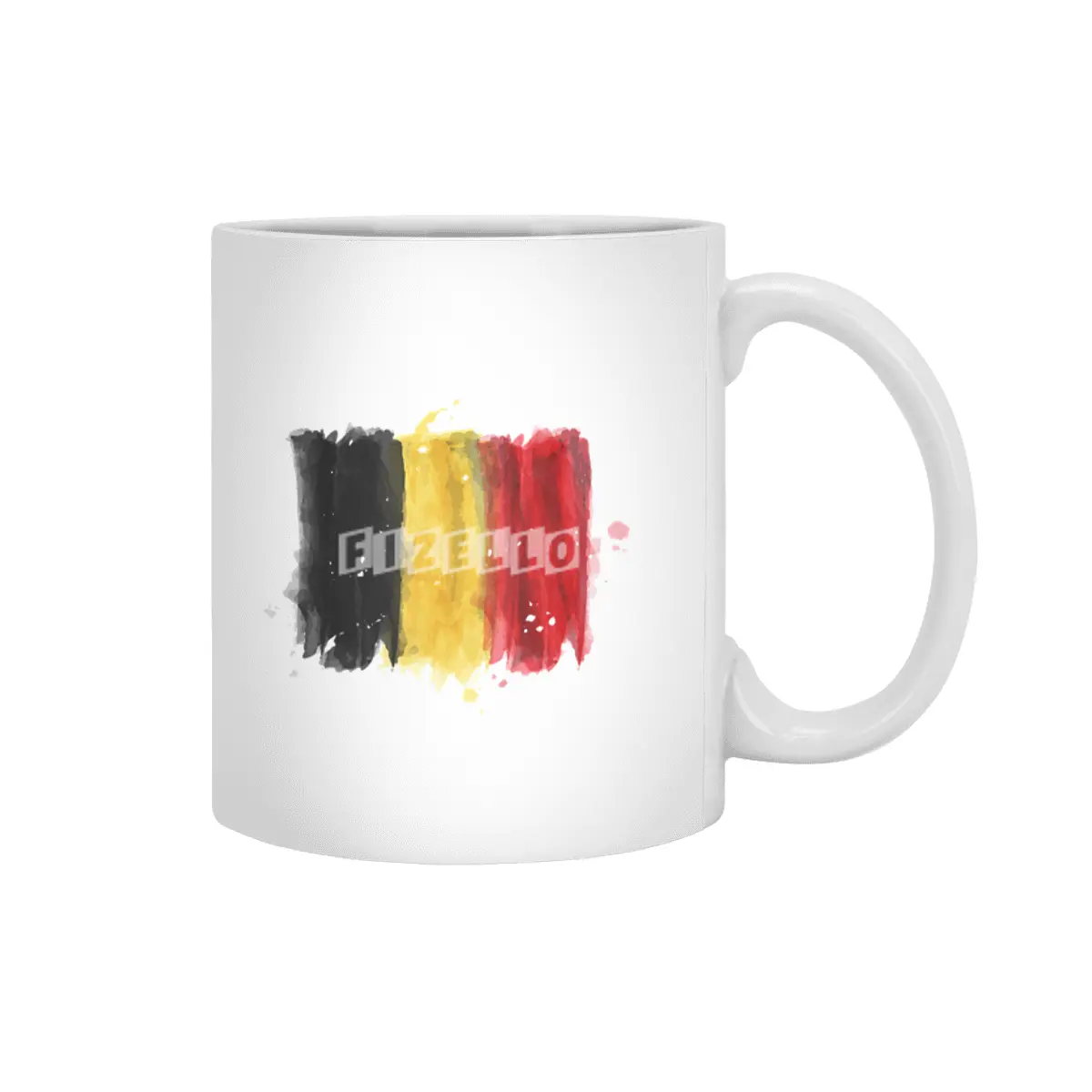 I Love Belgium, My Home, My Country Beyaz Kupa