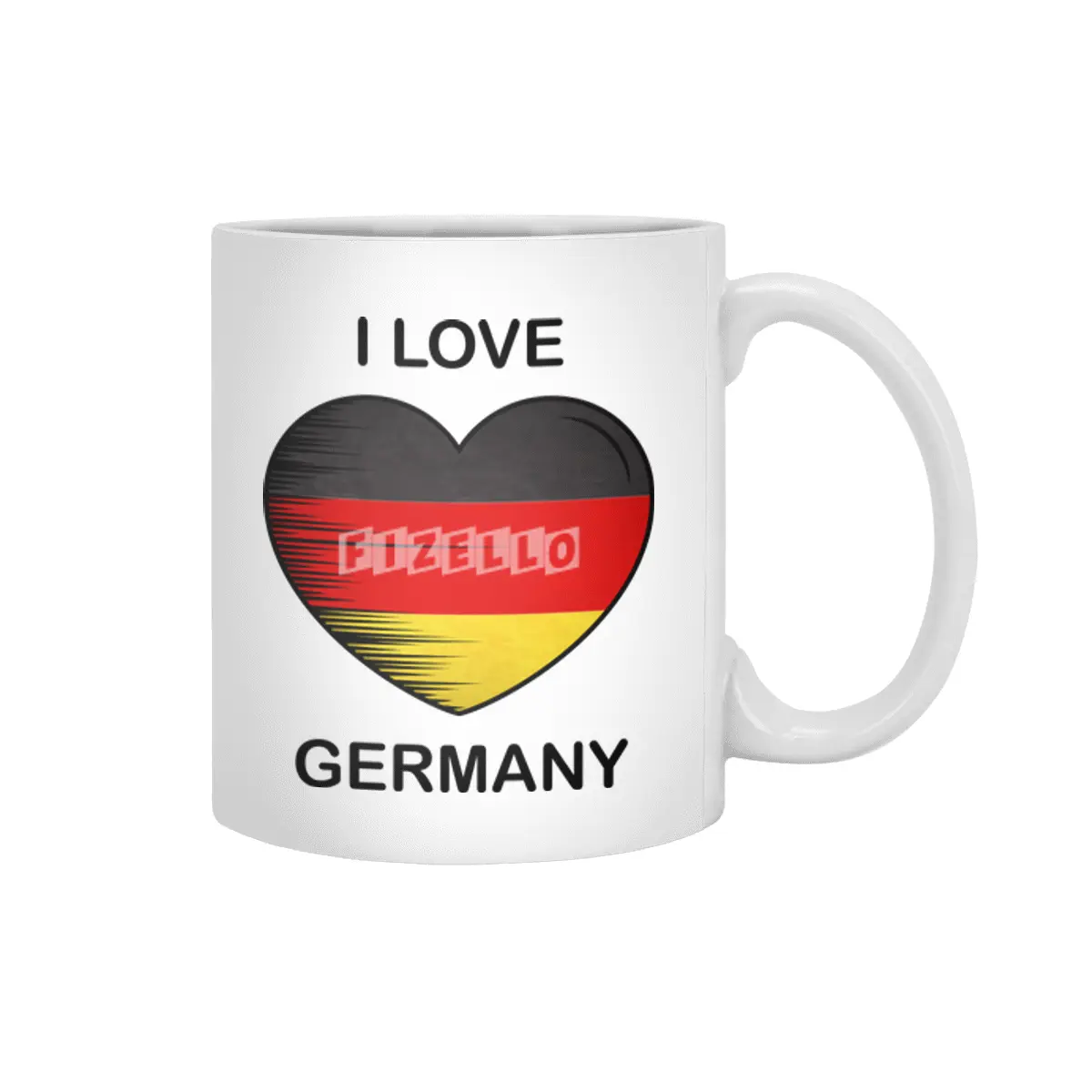I Love Germany, My Home, My Country Beyaz Kupa