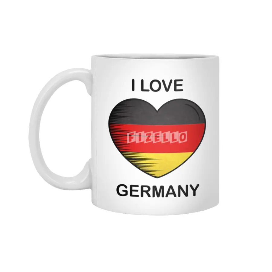 I Love Germany, My Home, My Country Beyaz Kupa