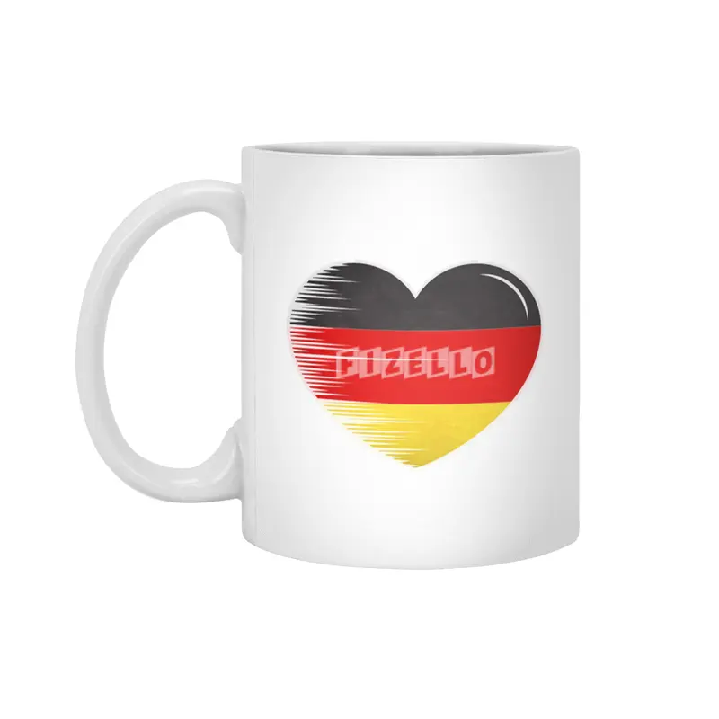 I Love Germany, My Home, My Country Beyaz Kupa