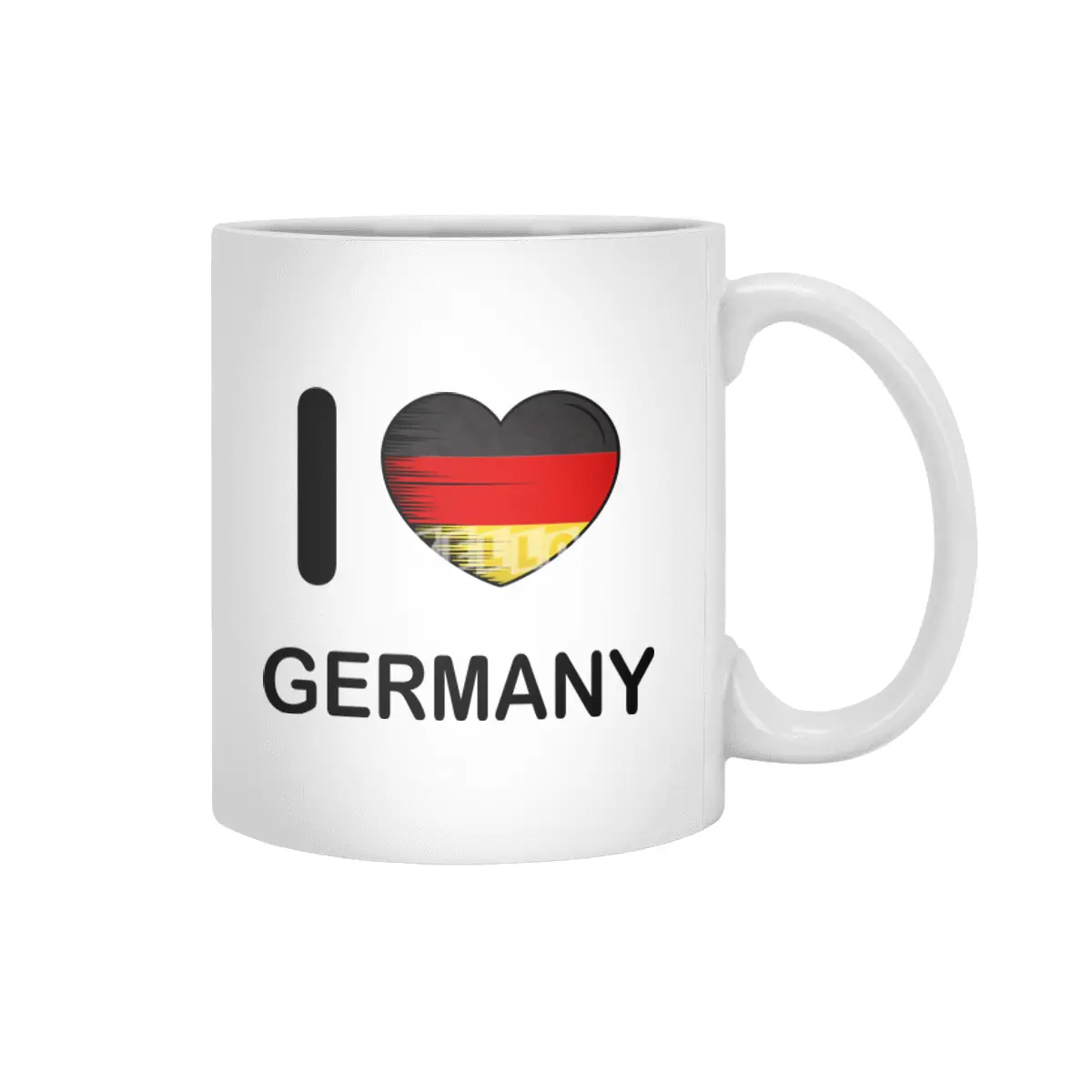 I Love Germany, My Home, My Country Beyaz Kupa