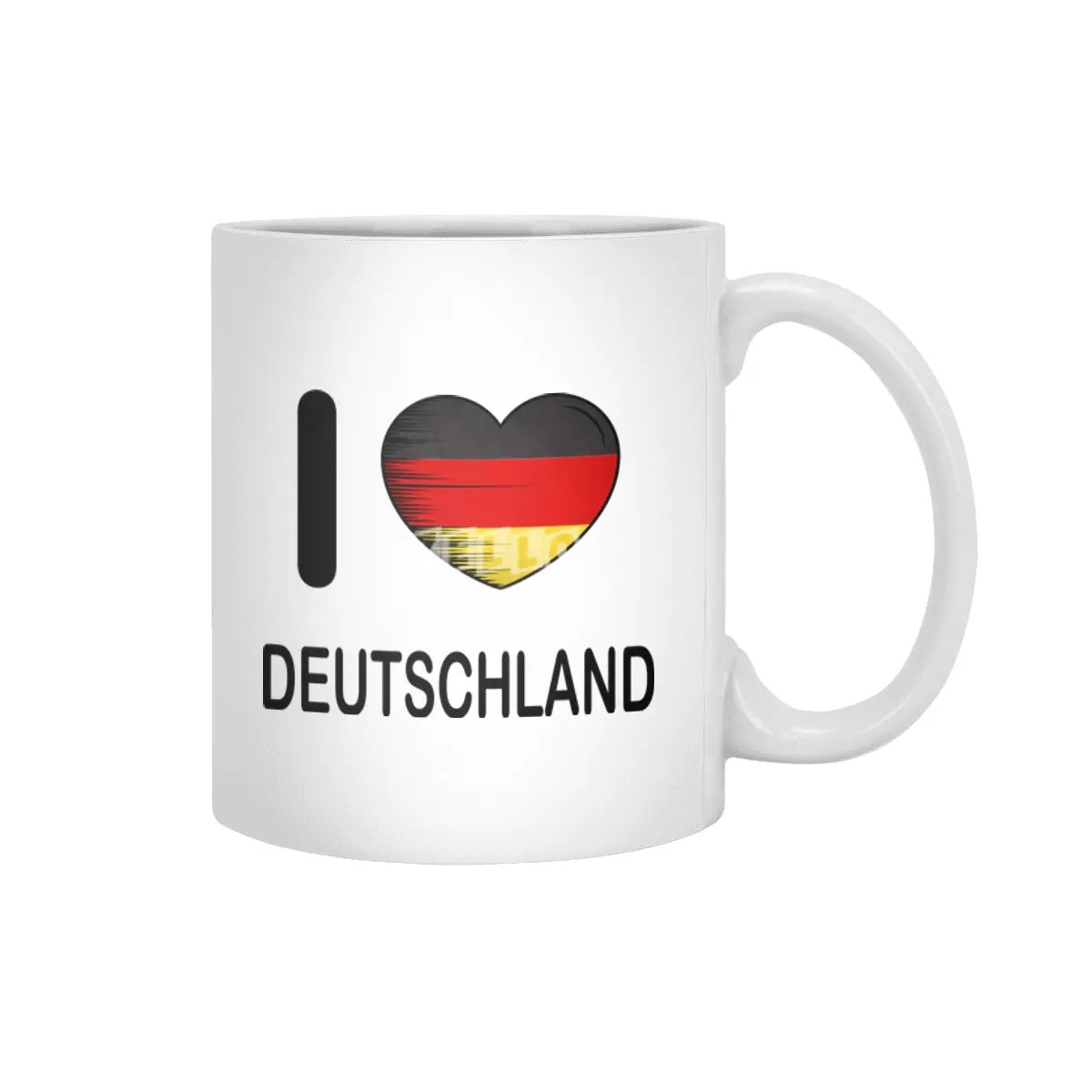 I Love Germany, My Home, My Country Beyaz Kupa
