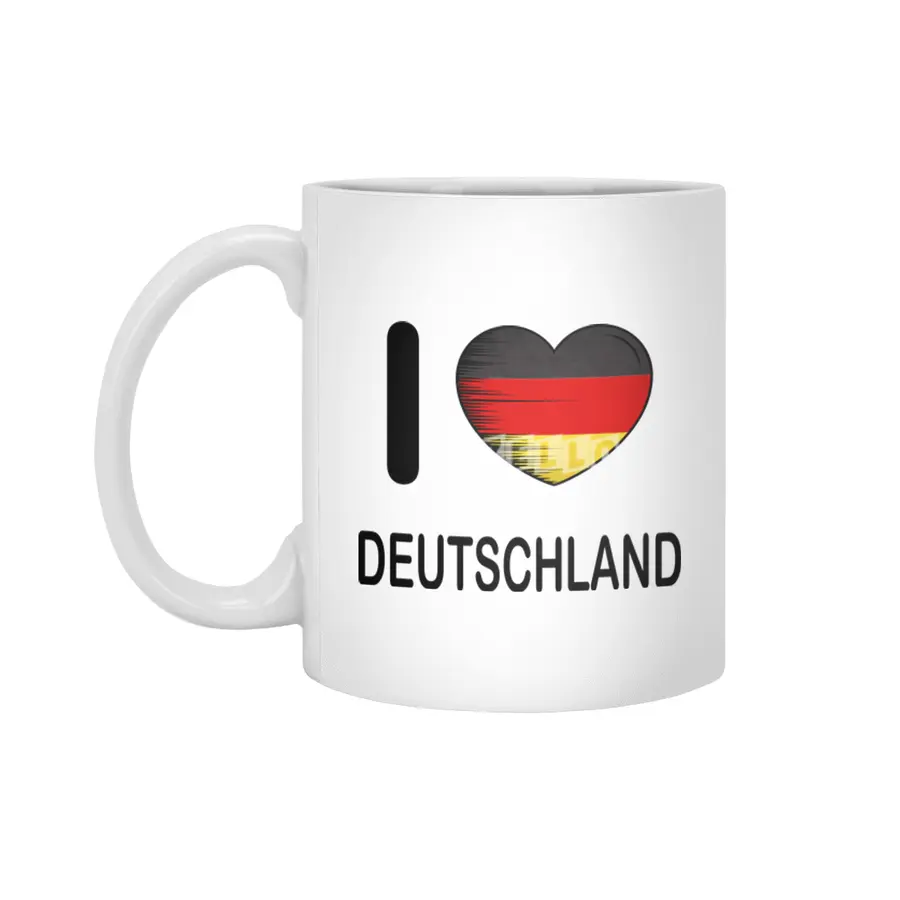I Love Germany, My Home, My Country Beyaz Kupa