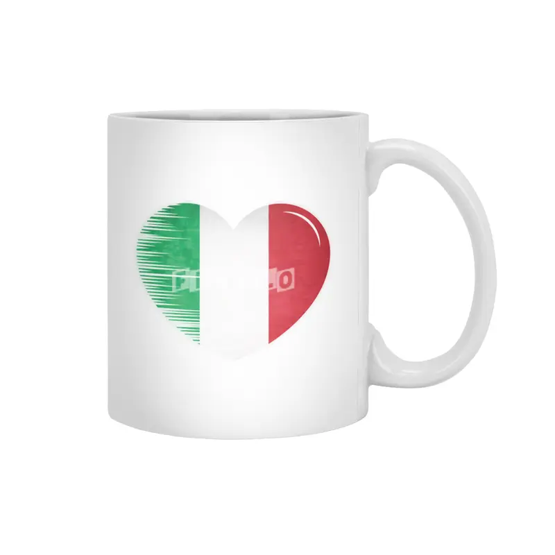 I Love Italy, My Home, My Country Beyaz Kupa