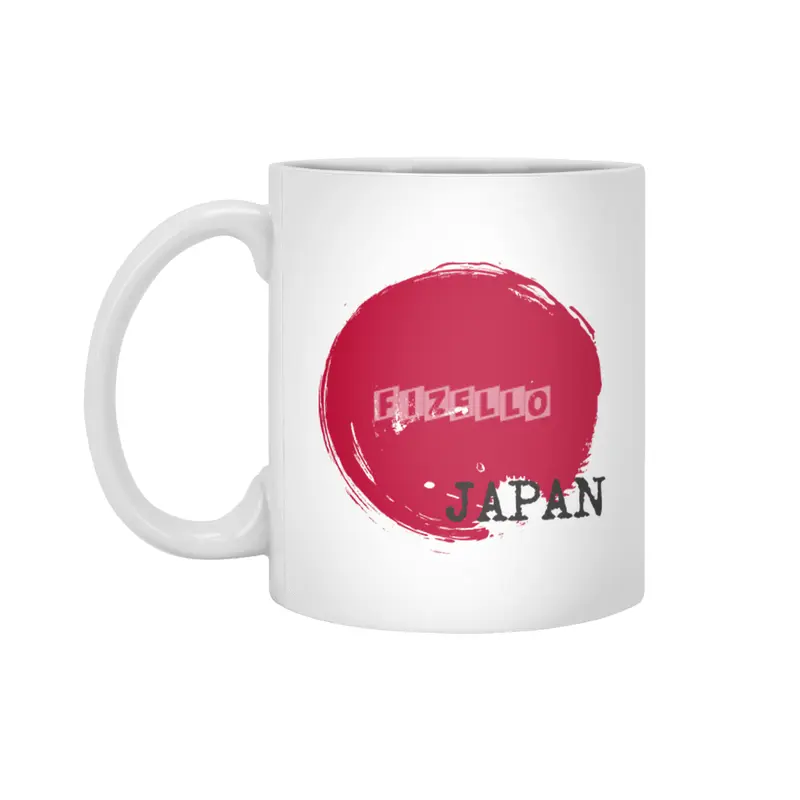 I Love Japan, My Home, My Country Beyaz Kupa