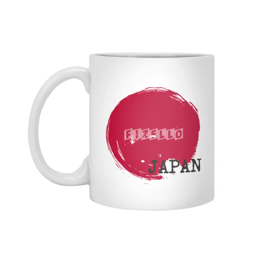 I Love Japan, My Home, My Country Beyaz Kupa