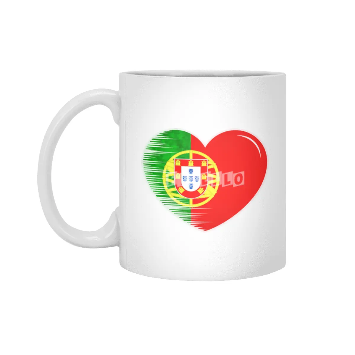 I Love Portugal, My Home, My Country Beyaz Kupa
