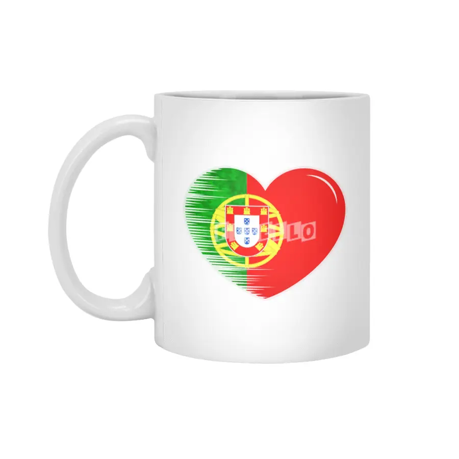I Love Portugal, My Home, My Country Beyaz Kupa