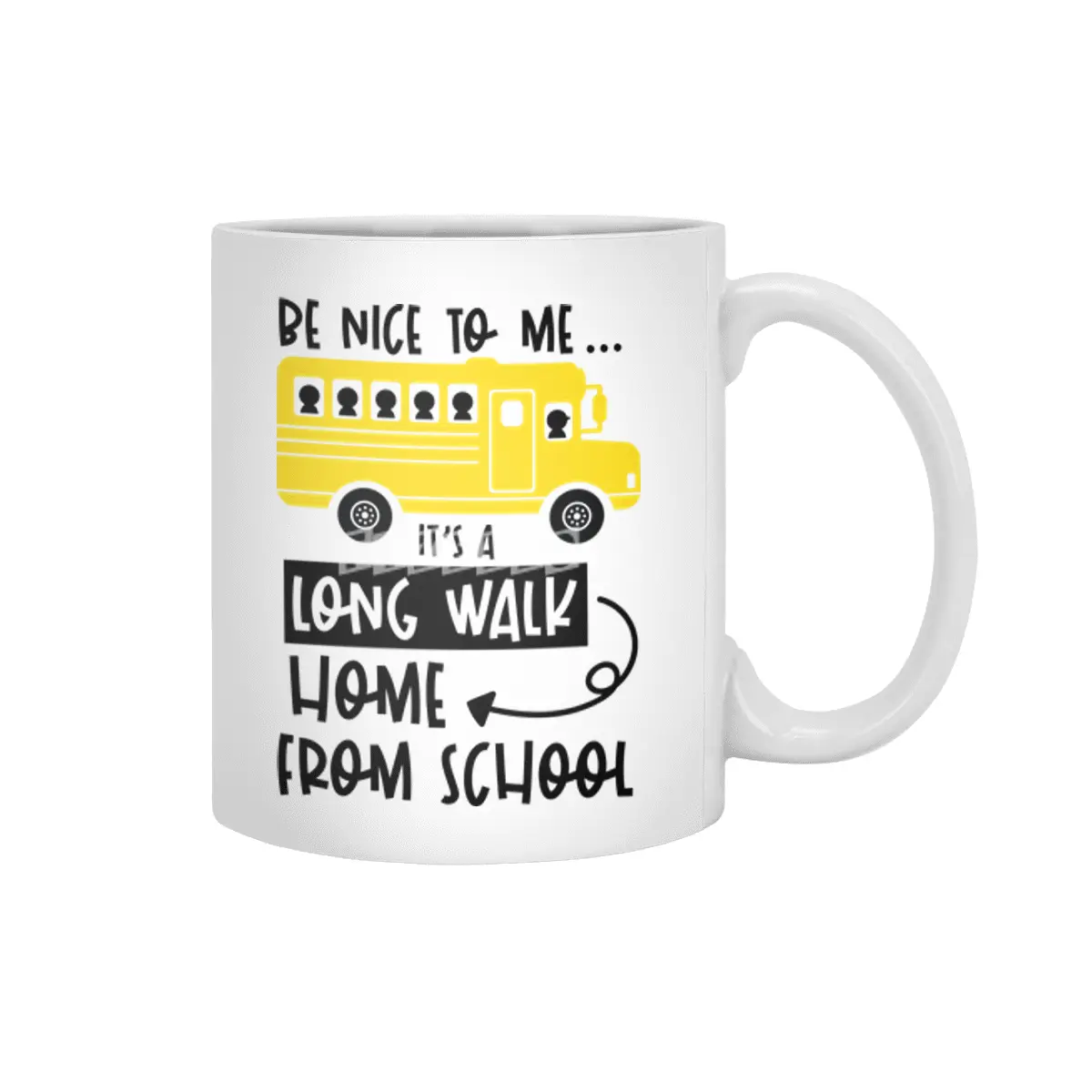 Funny Bus Driver School Bus Driver Saying Gift Beyaz Kupa