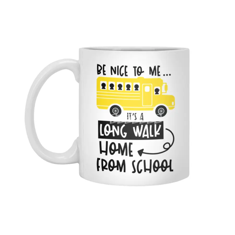 Funny Bus Driver School Bus Driver Saying Gift Beyaz Kupa
