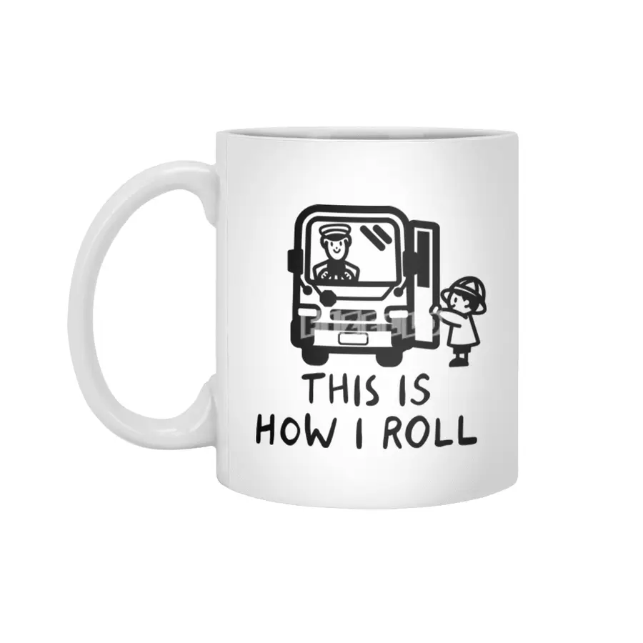 Funny Bus Driver School Bus Driver Saying Gift Beyaz Kupa