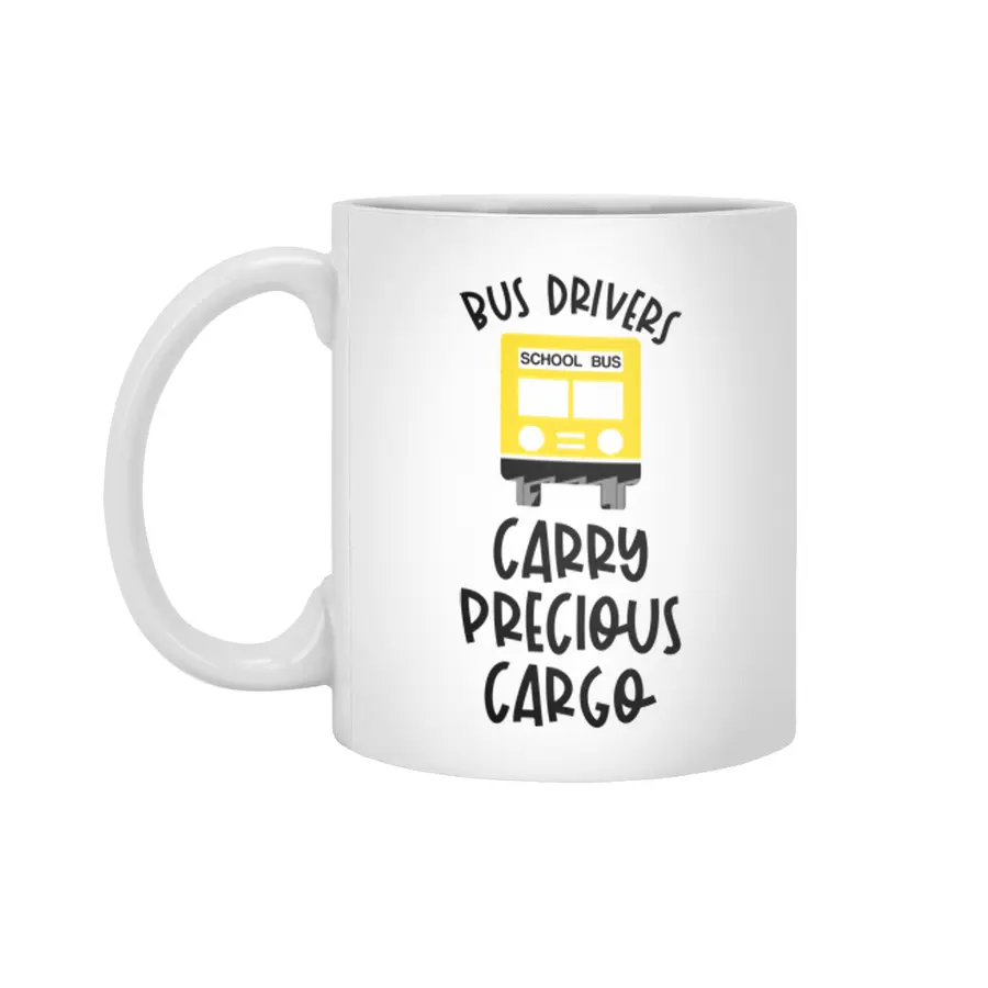 Funny Bus Driver School Bus Driver Saying Gift Beyaz Kupa