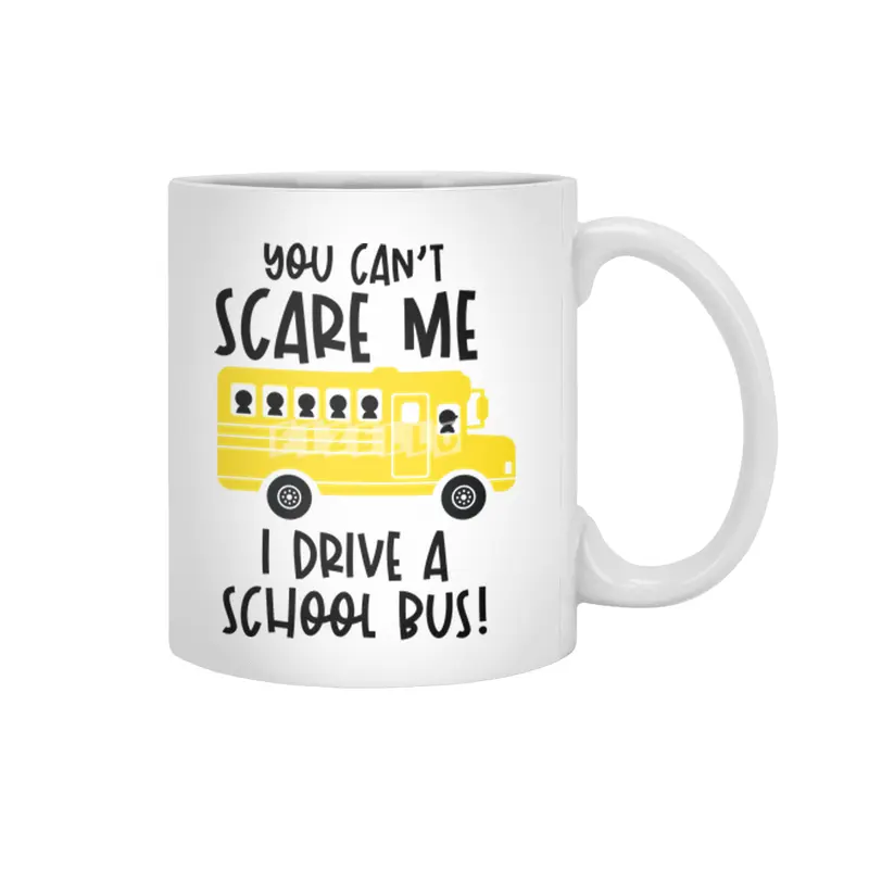 Funny Bus Driver School Bus Driver Saying Gift Beyaz Kupa