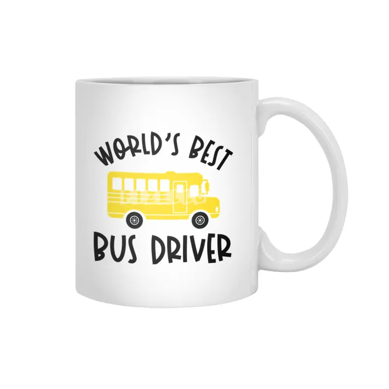 Funny Bus Driver School Bus Driver Saying Gift Beyaz Kupa