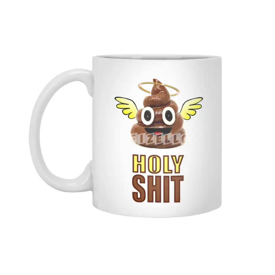 Funny Funny Holy Shit Party Shirt Beyaz Kupa