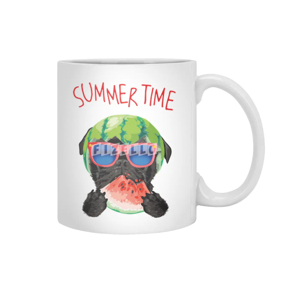 Funny Pug Dog Dogs Gift Dog Lover Beyaz Kupa