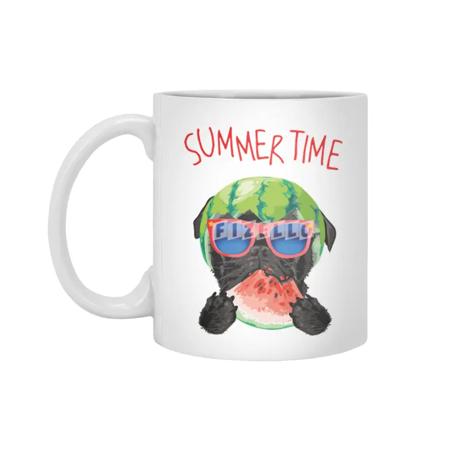 Funny Pug Dog Dogs Gift Dog Lover Beyaz Kupa