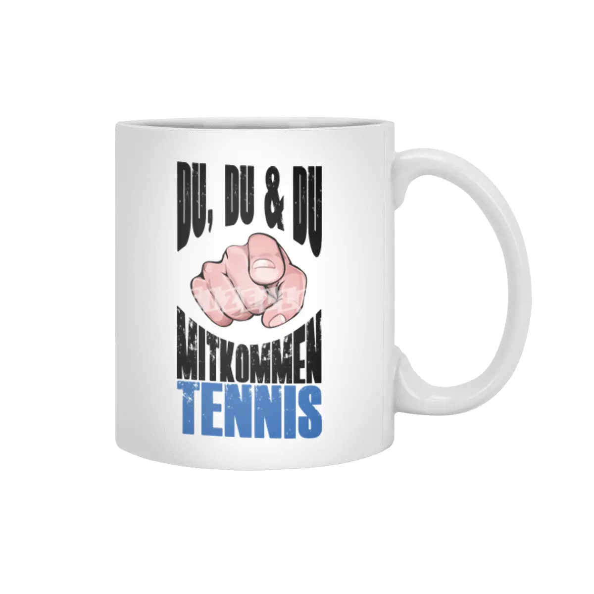 Funny Tennis Shirt For Player Coaches And Fans Beyaz Kupa