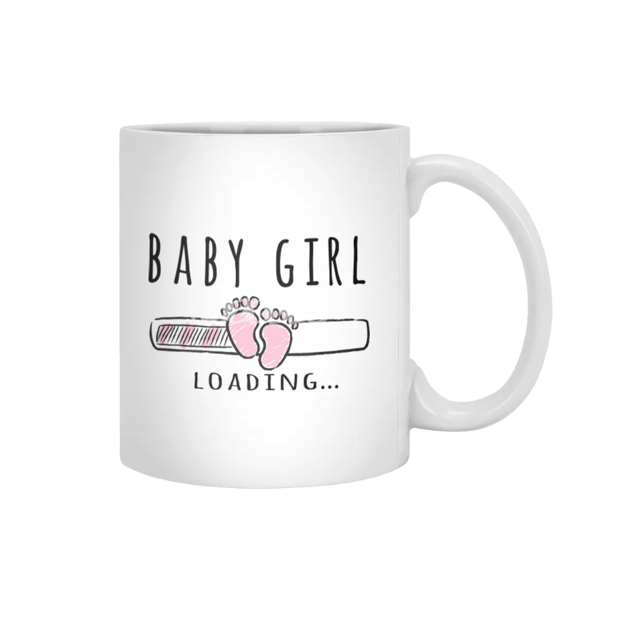 Gift For Pregnant Women. Baby Girl Girl Mother Beyaz Kupa
