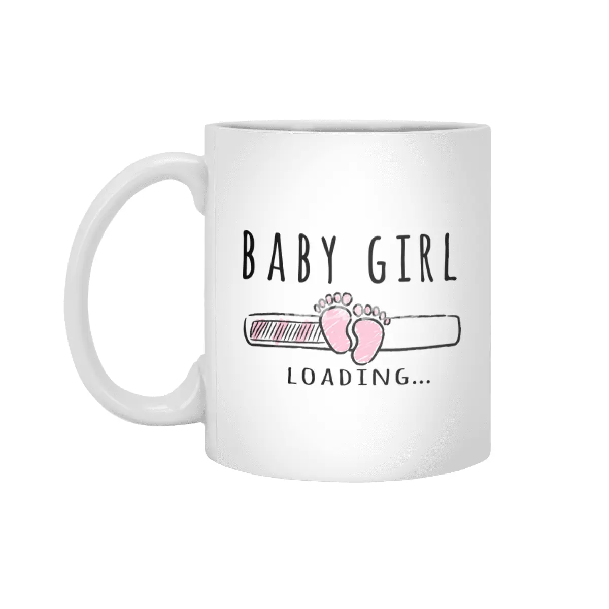 Gift For Pregnant Women. Baby Girl Girl Mother Beyaz Kupa