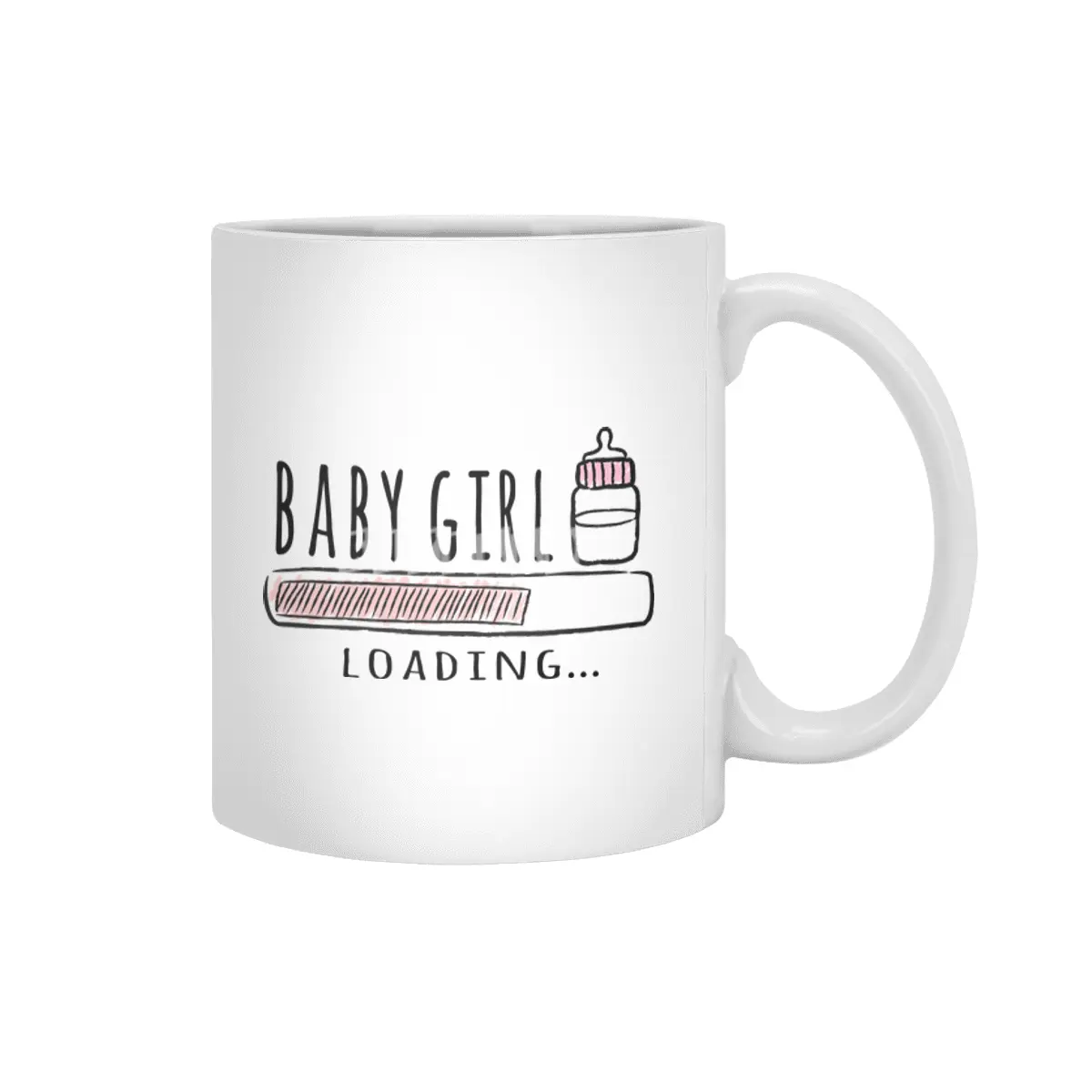 Gift For Pregnant Women. Baby Girl Girl Mother Beyaz Kupa