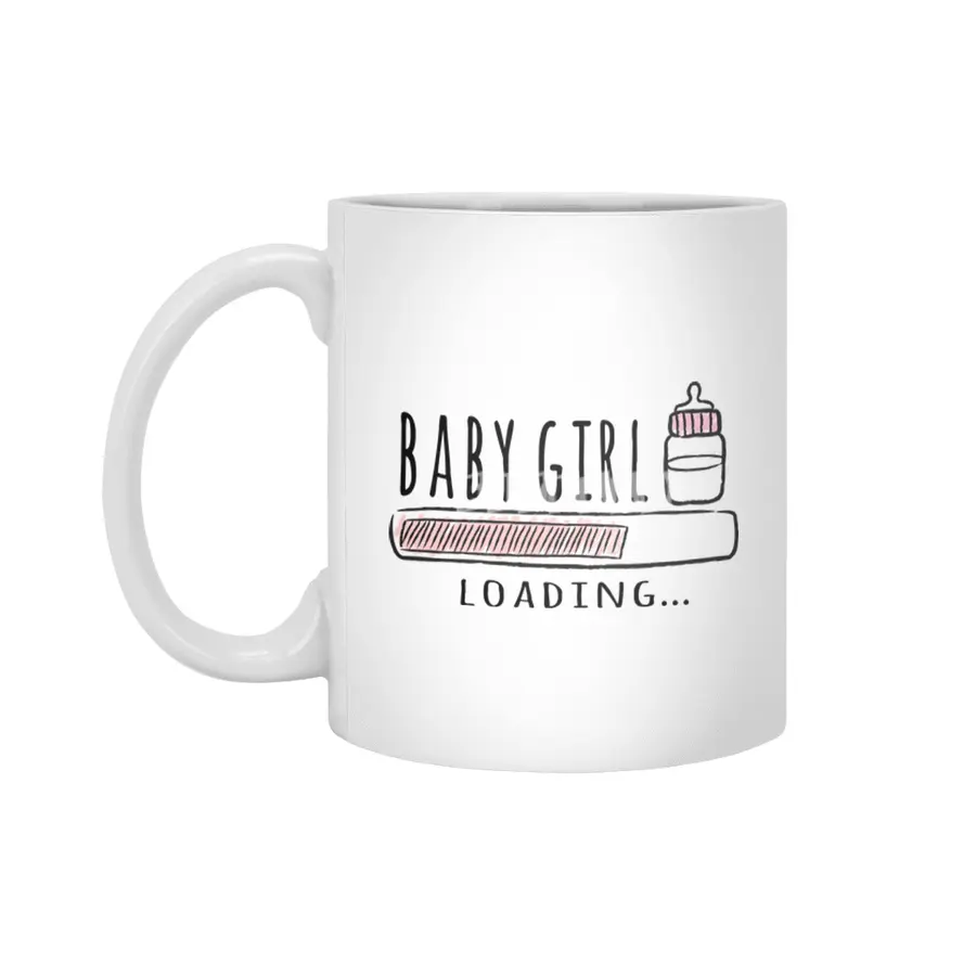 Gift For Pregnant Women. Baby Girl Girl Mother Beyaz Kupa