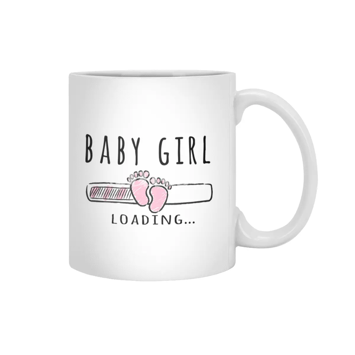 Gift For Pregnant Women. Baby Girl Girl Mother Beyaz Kupa