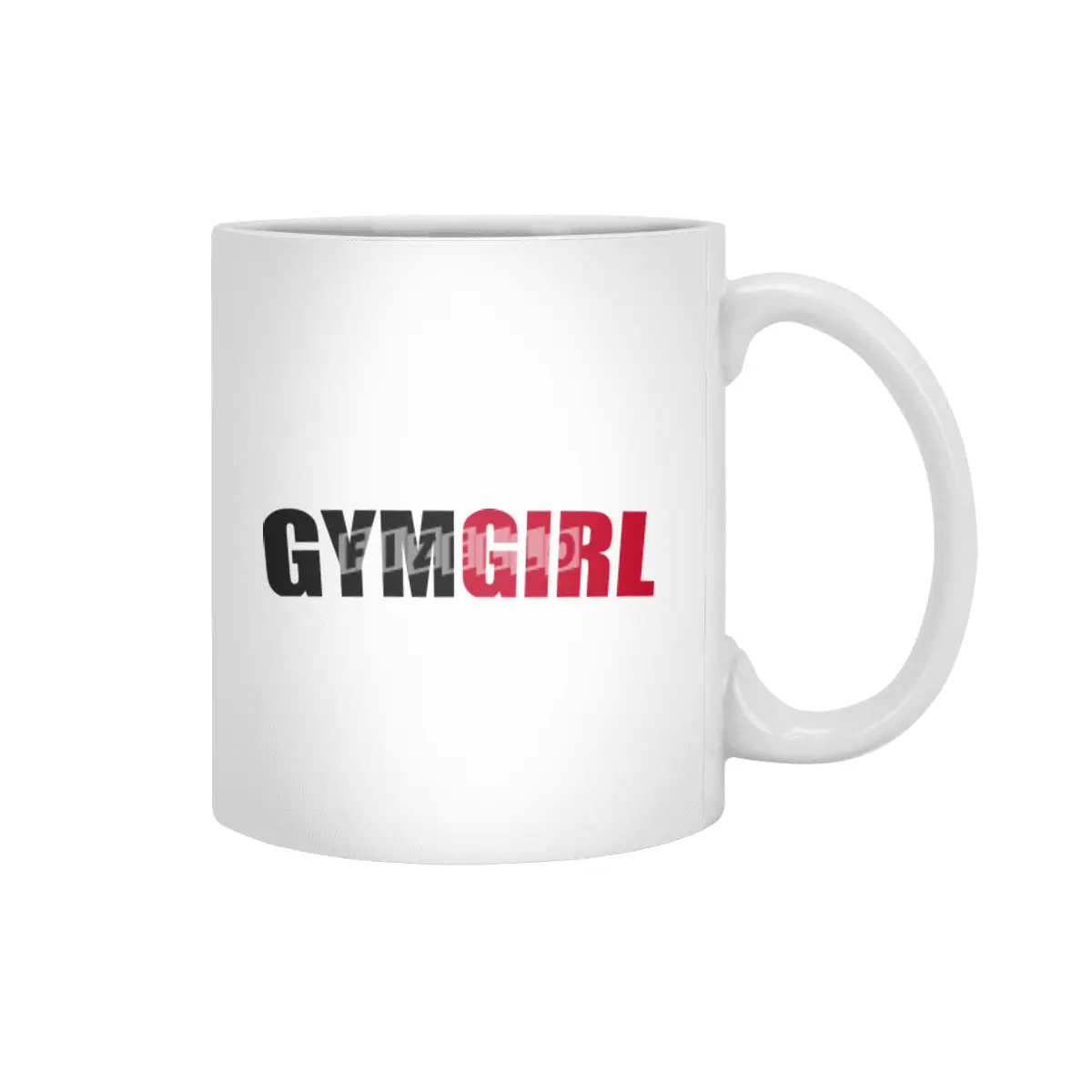 Gym Fitness Girl Bodybuilding Training Workout Beyaz Kupa