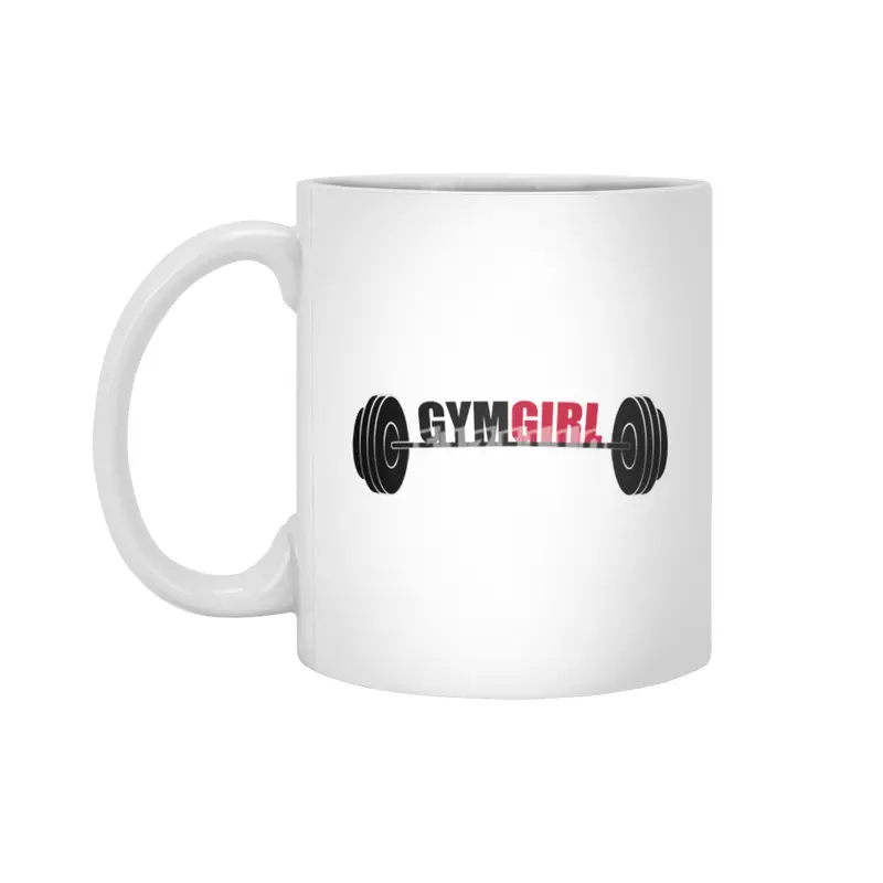 Gym Fitness Girl Trainer Sport Training Workout Beyaz Kupa
