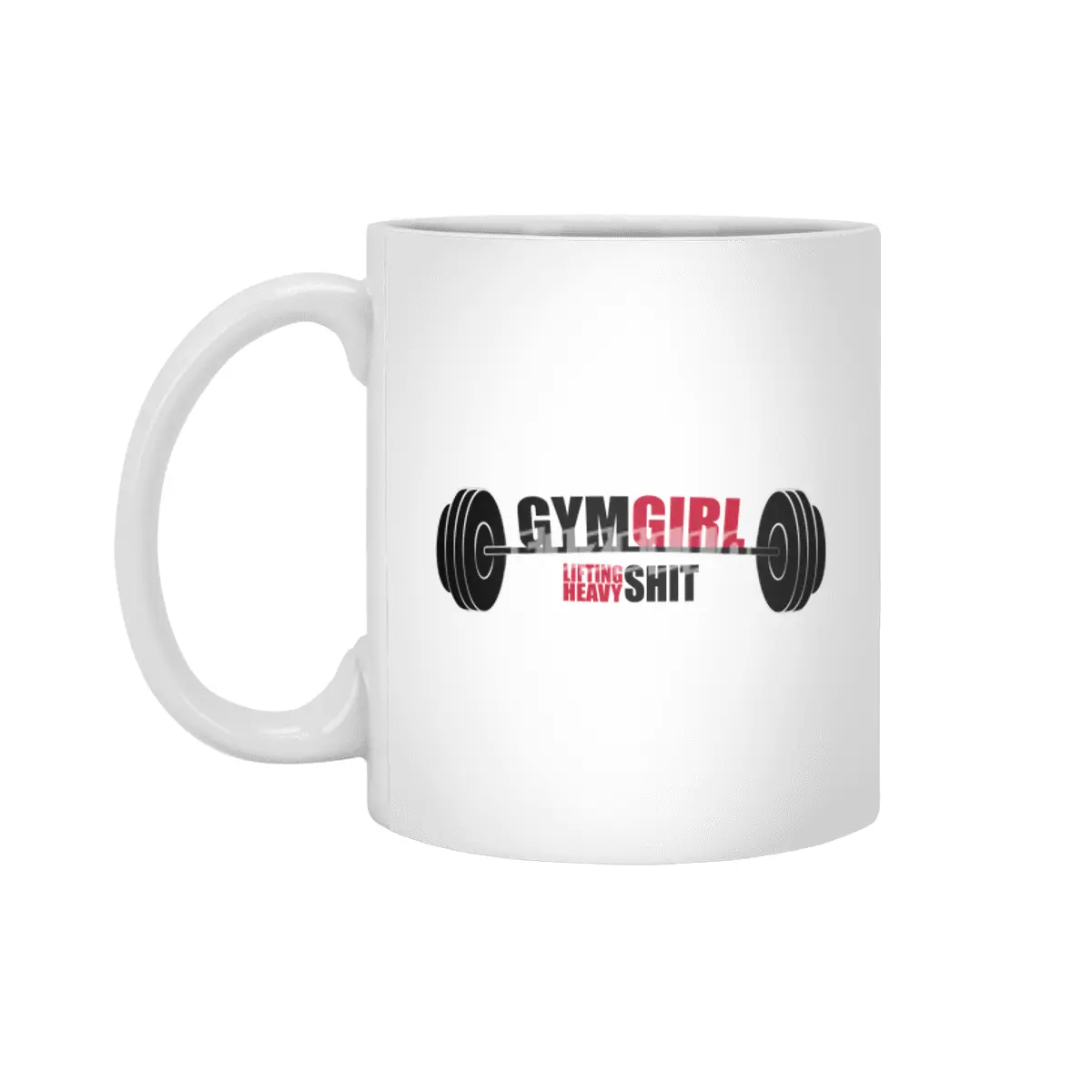 Gym Fitness Girl Trainer Sport Training Workout Beyaz Kupa