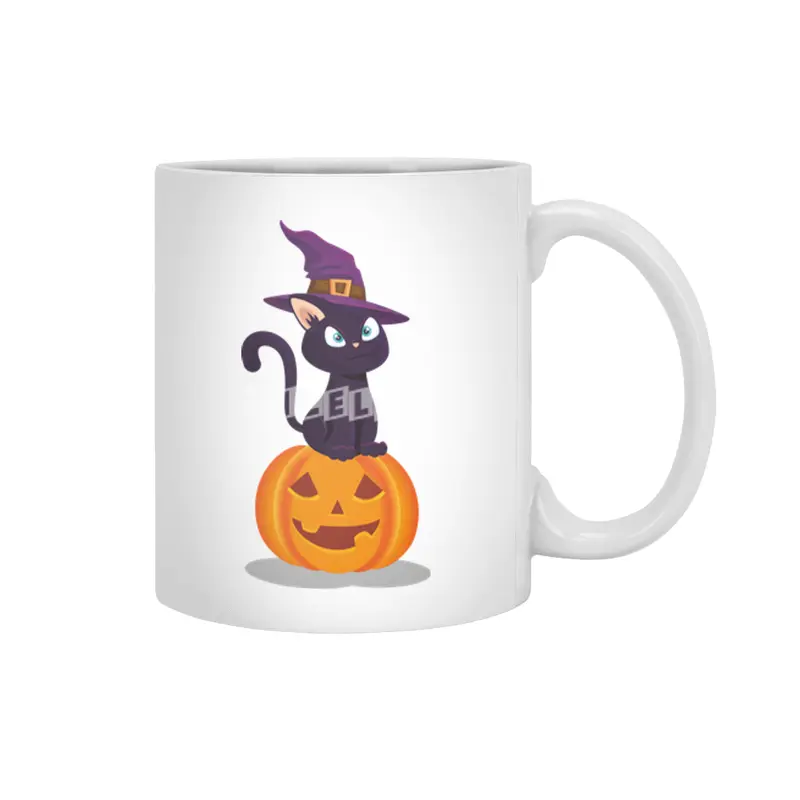 Horror Party Cat Costume Outfit For Halloween Beyaz Kupa