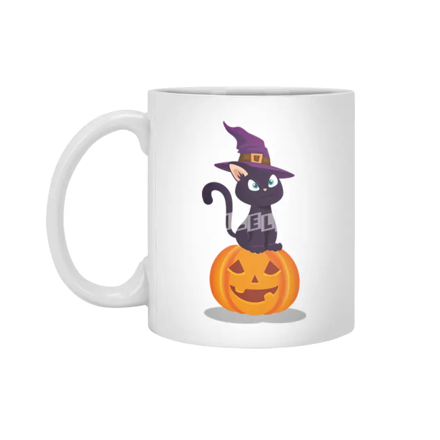 Horror Party Cat Costume Outfit For Halloween Beyaz Kupa