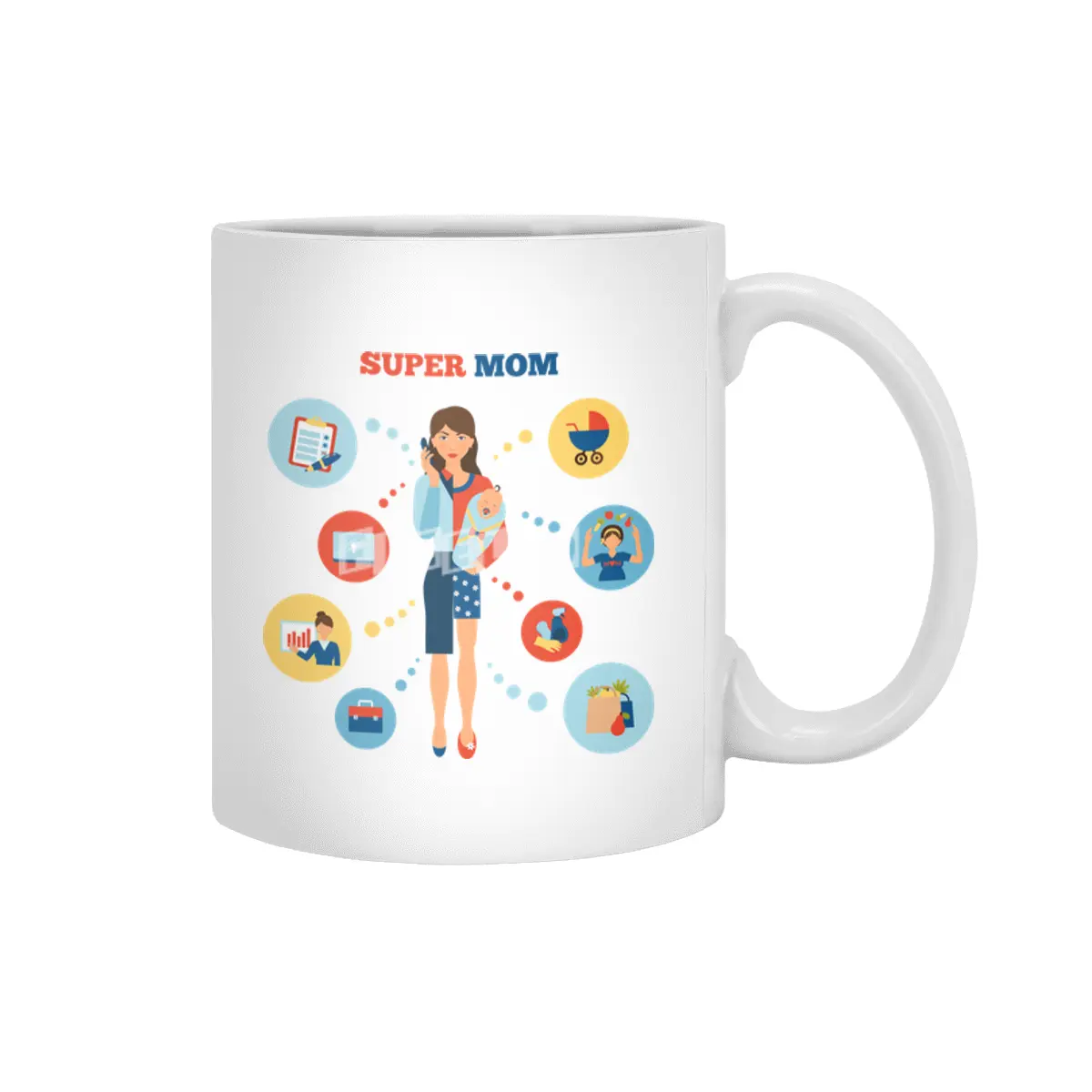 Mothers Day Gift Best Mom Mothers Day Gift Beyaz Kupa