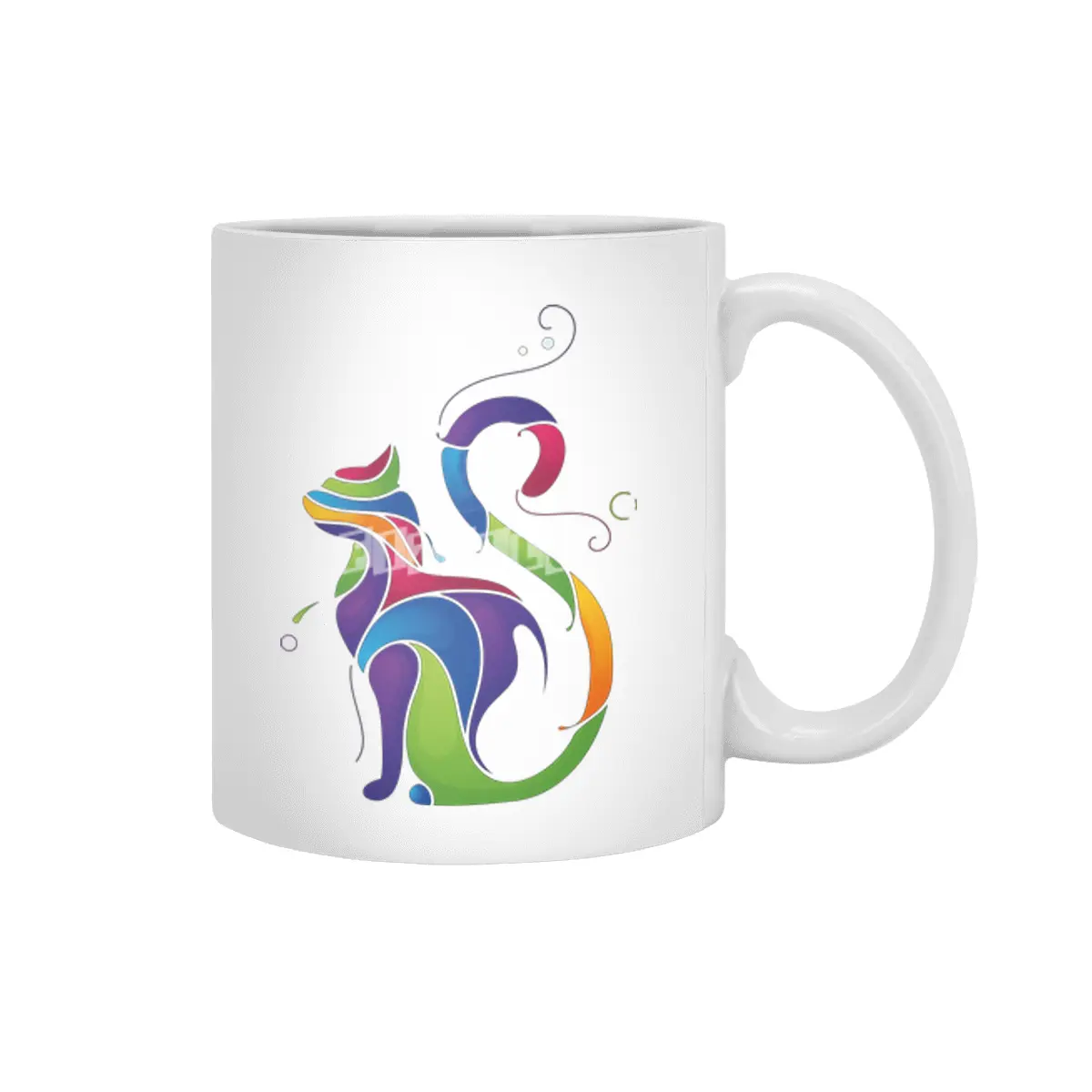 Nice Cat Cats Art Kitten Animal Lovers Beyaz Kupa