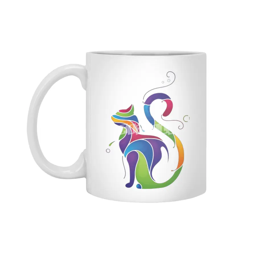 Nice Cat Cats Art Kitten Animal Lovers Beyaz Kupa