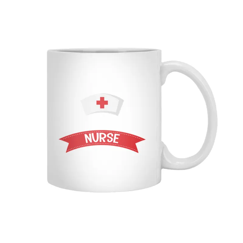 Nurse funny quote gift birthday christmas saying Beyaz Kupa