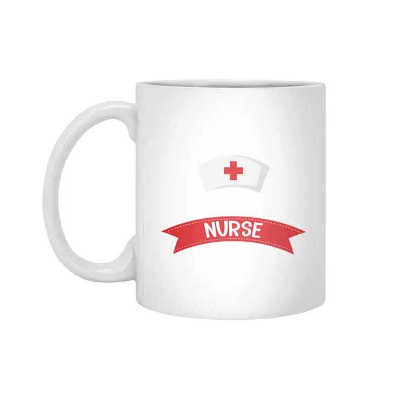 Nurse funny quote gift birthday christmas saying Beyaz Kupa
