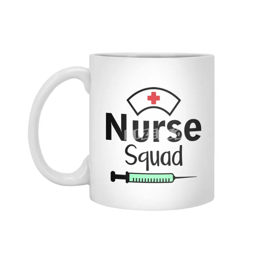 Nurse funny quote gift birthday christmas saying Beyaz Kupa