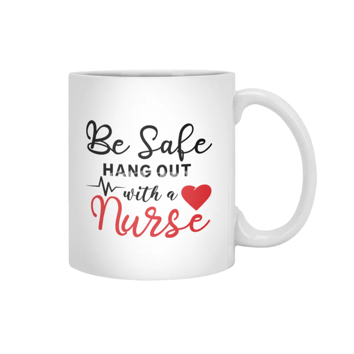 Nurse funny quote gift birthday christmas saying Beyaz Kupa