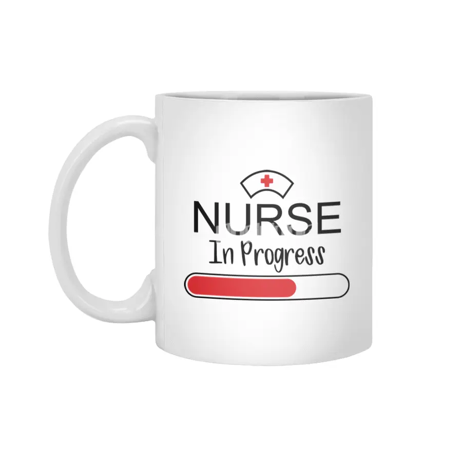 Nurse funny quote gift birthday christmas saying Beyaz Kupa
