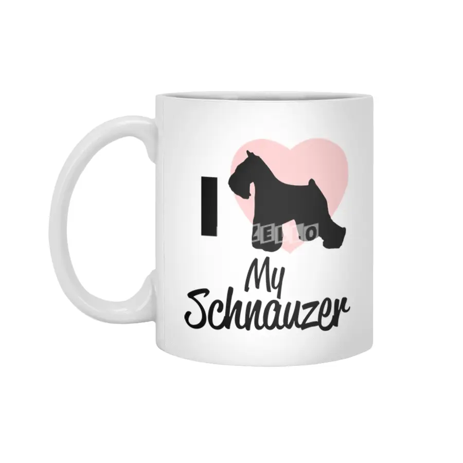 Schnauzer Dogs Dog Lover Gift Beyaz Kupa