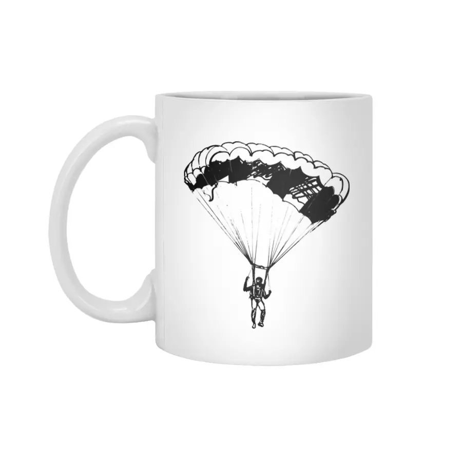 Skydiving, Skydive, Freefly, Parachute, Flying Beyaz Kupa