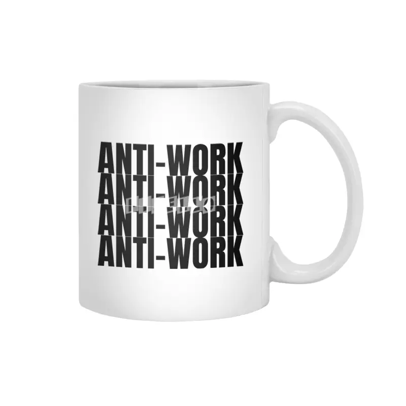 Anti-work 4x Beyaz Kupa