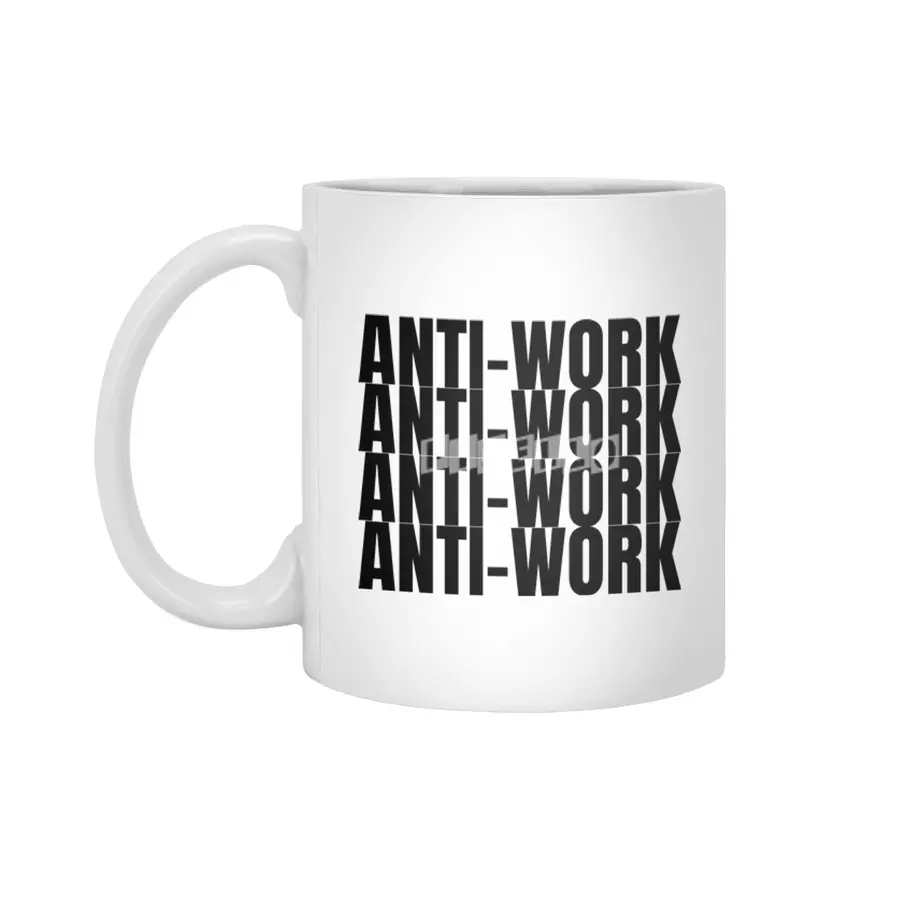 Anti-work 4x Beyaz Kupa